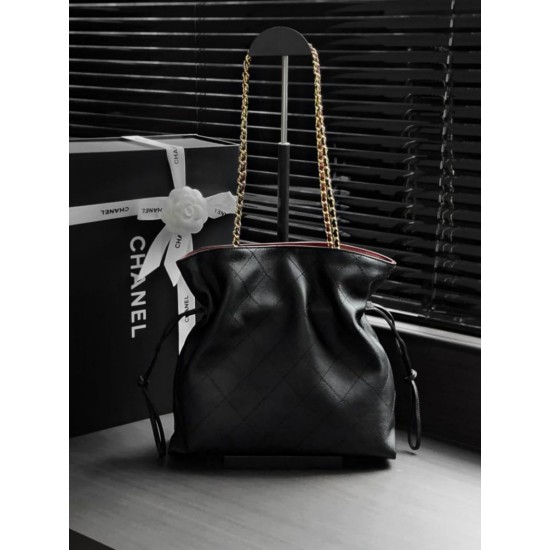 Replica Perfetto Borsa Tote shopping Chanel 26B Lucky AS6495 Nera Replica Perfetto Borsa Tote shopping Chanel 26B Lucky AS6495 Nera