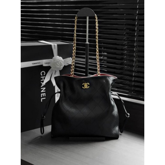 Replica Perfetto Borsa Tote shopping Chanel 26B Lucky AS6495 Nera Replica Perfetto Borsa Tote shopping Chanel 26B Lucky AS6495 Nera