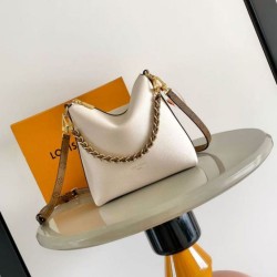 Replica Borsa a mano piccola LV Multipass Mini Hobo M2A840 bianca