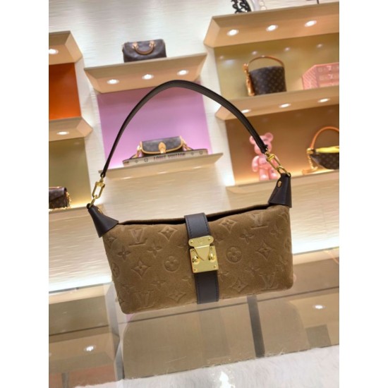 Replica Borsa Louis Vuitton M2A252 Pochette Mia Hobo Marrone Replica Borsa Louis Vuitton M2A252 Pochette Mia Hobo Marrone