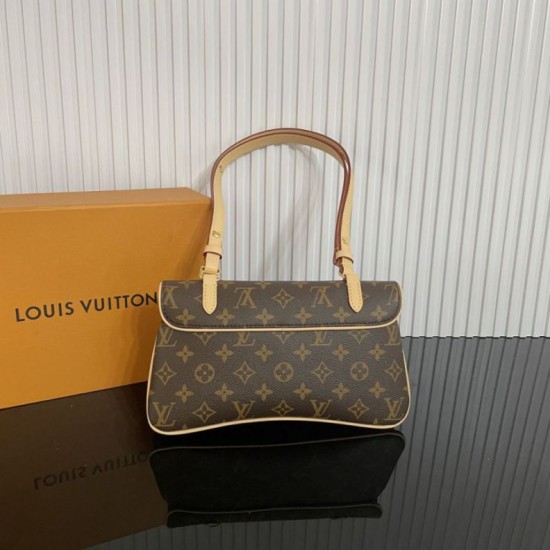 Imitazioni Borsa a tracolla LV M28613 Marelle Marrone