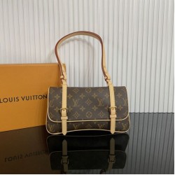 Imitazioni Borsa a tracolla LV M28613 Marelle Marrone
