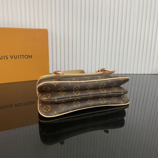 Imitazioni Borsa a tracolla LV M28613 Marelle Marrone