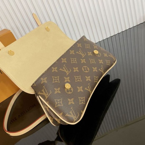 Imitazioni Borsa a tracolla LV M28613 Marelle Marrone