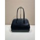 Replica di lusso Borsa Prada Palisander 1BG606 con doppio manico a spalla Nero Replica di lusso Borsa Prada Palisander 1BG606 con doppio manico a spalla Nero