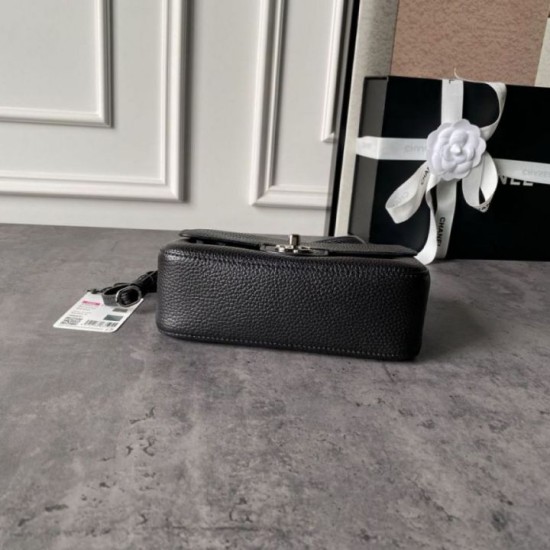Replica perfetta Borsa Chanel AS6573 Mini Flap (Caviar) Nero Replica perfetta Borsa Chanel AS6573 Mini Flap (Caviar) Nero