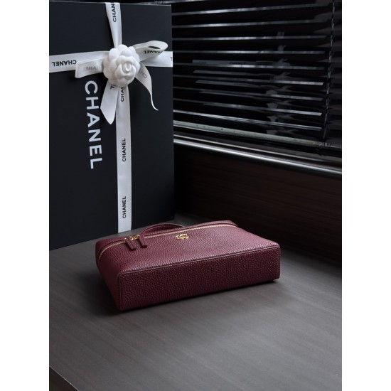 Replica Borsa Chanel AP5347 Slim Vanity Case con patta bordeaux Replica Borsa Chanel AP5347 Slim Vanity Case con patta bordeaux
