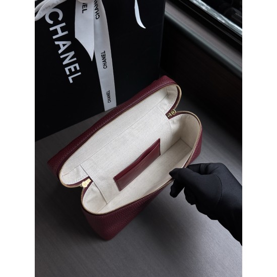 Replica Borsa Chanel AP5347 Slim Vanity Case con patta bordeaux Replica Borsa Chanel AP5347 Slim Vanity Case con patta bordeaux