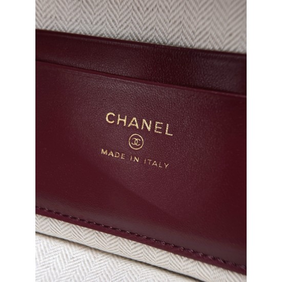 Replica Borsa Chanel AP5347 Slim Vanity Case con patta bordeaux Replica Borsa Chanel AP5347 Slim Vanity Case con patta bordeaux
