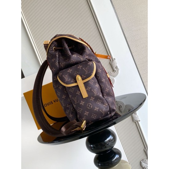Replica Perfetta Zaino LV M2A423 Christopher East West Marrone