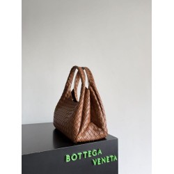 Borsa a spalla Bottega Veneta Campana 33cm marrone Borsa a spalla Bottega Veneta Campana 33cm marrone