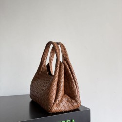 Replica Borsa a spalla Bottega Veneta Campana 33cm marrone Imitazione Perfetta Borsa a spalla Bottega Veneta Campana 33cm marrone