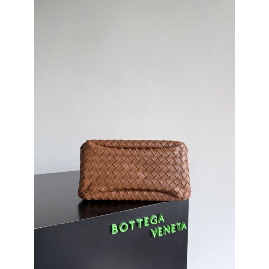 Replica Borsa a spalla Bottega Veneta Campana 33cm marrone Imitazione Perfetta Borsa a spalla Bottega Veneta Campana 33cm marrone