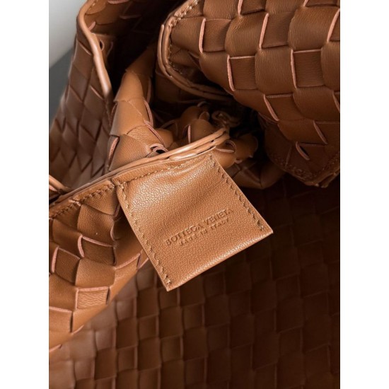 Replica Borsa a spalla Bottega Veneta Campana 33cm marrone Imitazione Perfetta Borsa a spalla Bottega Veneta Campana 33cm marrone