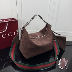 Replica perfetta Borsa media Gucci Brera A006X0 motivo GG traforato suede marrone Replica perfetta Borsa media Gucci Brera A006X0 motivo GG traforato suede marrone