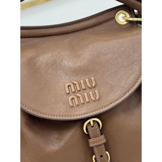 Replica perfetta Zaino Miu Miu Rendez-vous nappa marrone/caffè Replica perfetta Zaino Miu Miu Rendez-vous nappa marrone/caffè