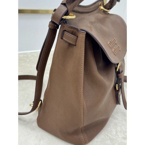 Replica perfetta Zaino Miu Miu Rendez-vous nappa marrone/caffè Replica perfetta Zaino Miu Miu Rendez-vous nappa marrone/caffè