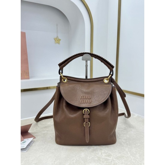 Replica perfetta Zaino Miu Miu Rendez-vous nappa marrone/caffè Replica perfetta Zaino Miu Miu Rendez-vous nappa marrone/caffè