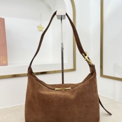 Replica perfetta Borsa a spalla Miu Miu camoscio marrone Replica perfetta Borsa a spalla Miu Miu camoscio marrone
