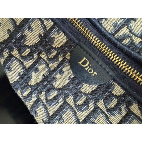 Replica perfetta Pochette Dior Travel Nomad media Blu 22cm Replica perfetta Pochette Dior Travel Nomad media Blu 22cm