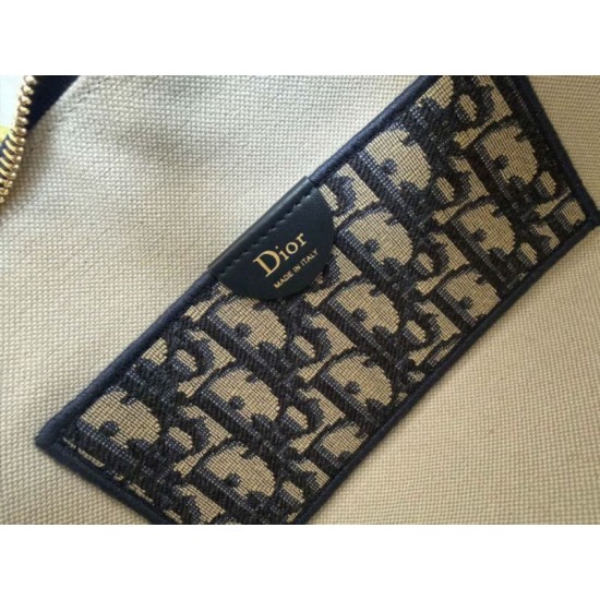 Replica perfetta Pochette Dior Travel Nomad media Blu 22cm Replica perfetta Pochette Dior Travel Nomad media Blu 22cm