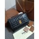 Imitazione Borsa a spalla Burberry Lola nera con chiusura TB Replica perfetta Borsa a spalla Burberry Lola nera con chiusura TB