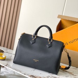 Replica di lusso Borsa Louis Vuitton M24891 Speedy Soft 30 Lucky nera