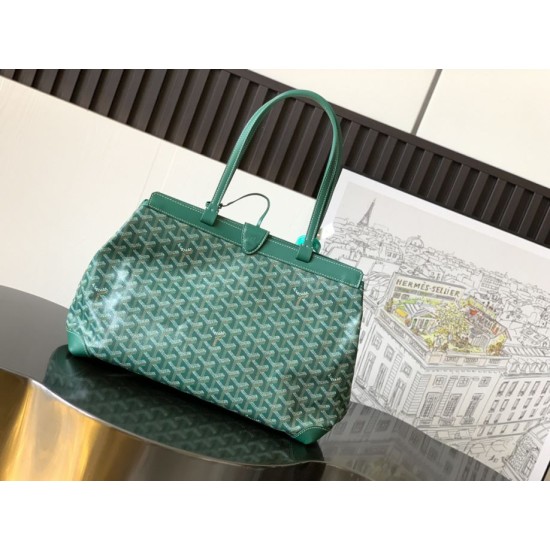 Replica Borsa Goyard Bellechasse Biaude piccola Marrone/Verde Replica Borsa Goyard Bellechasse Biaude piccola Marrone/Verde
