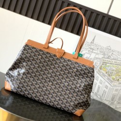 Replica Borsa Goyard Bellechasse Biaude piccola Marrone/Verde