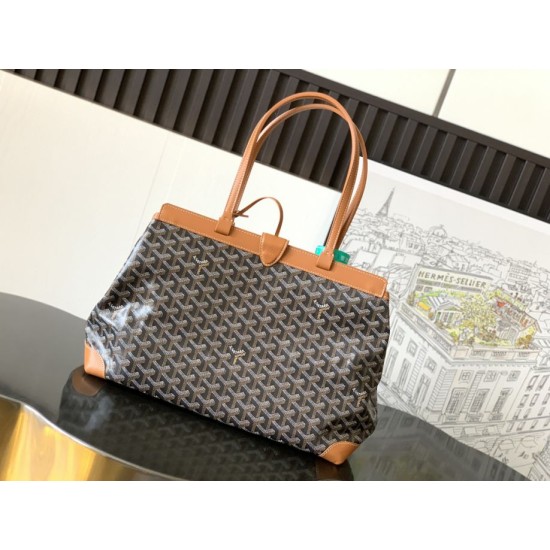 Replica Borsa Goyard Bellechasse Biaude piccola Marrone/Verde Replica Borsa Goyard Bellechasse Biaude piccola Marrone/Verde