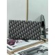 Replica Clutch Dior 30 Montaigne Avenue con patta Blu Replica Clutch Dior 30 Montaigne Avenue con patta Blu