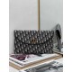 Replica Clutch Dior 30 Montaigne Avenue con patta Blu Replica Clutch Dior 30 Montaigne Avenue con patta Blu