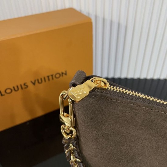 Replica Borsa a mano Louis Vuitton M2A468 Multipass suede marrone Replica Borsa a mano Louis Vuitton M2A468 Multipass suede marrone