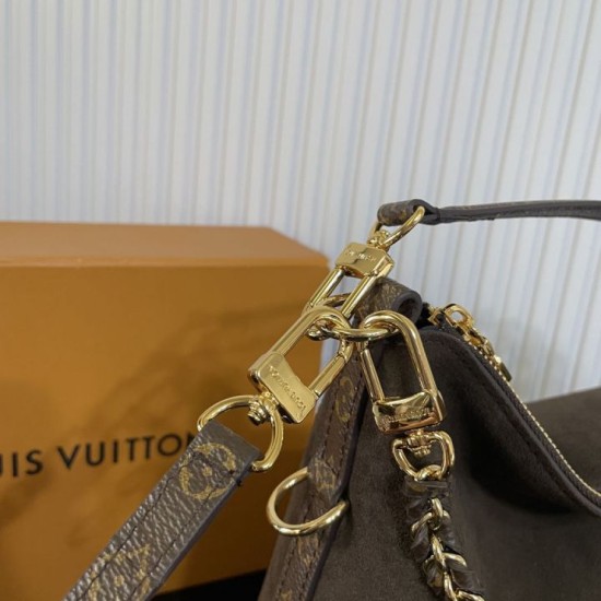Replica Borsa a mano Louis Vuitton M2A468 Multipass suede marrone Replica Borsa a mano Louis Vuitton M2A468 Multipass suede marrone