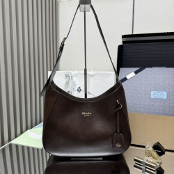 Replica Borsa a spalla Prada Cleo Boogie 1BC300 caffè/nero Replica Borsa a spalla Prada Cleo Boogie 1BC300 caffè/nero
