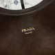 Replica Borsa a spalla Prada Cleo Boogie 1BC300 caffè/nero Replica Borsa a spalla Prada Cleo Boogie 1BC300 caffè/nero