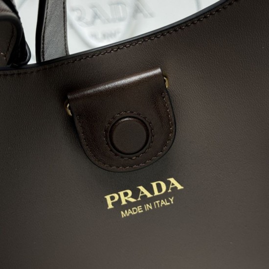 Replica Borsa a spalla Prada Cleo Boogie 1BC300 caffè/nero Replica Borsa a spalla Prada Cleo Boogie 1BC300 caffè/nero