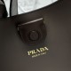Replica Borsa a spalla Prada Cleo Boogie 1BC300 caffè/nero Replica Borsa a spalla Prada Cleo Boogie 1BC300 caffè/nero