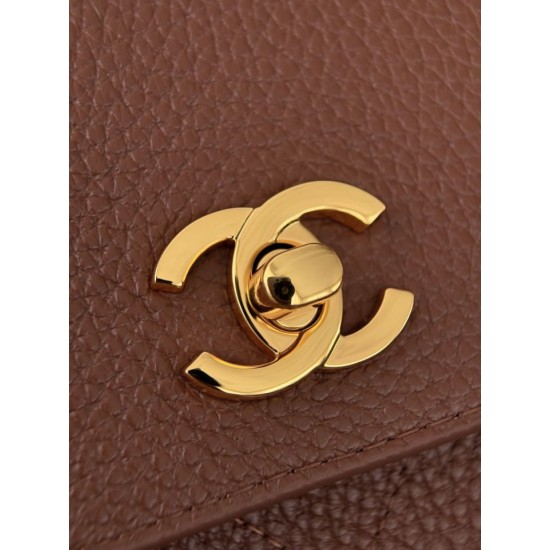 Replica Borsa Chanel AS6427 Chain Baguette Flap marrone Replica Borsa Chanel AS6427 Chain Baguette Flap marrone