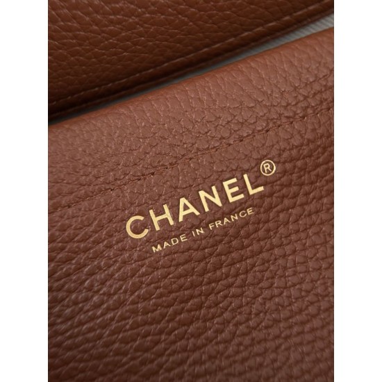 Replica Borsa Chanel AS6427 Chain Baguette Flap marrone Replica Borsa Chanel AS6427 Chain Baguette Flap marrone