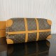 Borsa da viaggio LV M2A572 Dandy Duffle 50 Keepall marrone Replica Borsa da viaggio LV M2A572 Dandy Duffle 50 Keepall marrone