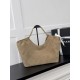 Replica Borsa shopping Chanel Neo Cabas AS6475 suede trapuntato grigio/caffè Replica Borsa shopping Chanel Neo Cabas AS6475 suede trapuntato grigio/caffè