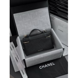 Borsa Chanel Vanity AP5346 nera con manico superiore a catena Borsa Chanel Vanity AP5346 nera con manico superiore a catena