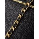 Replica perfetta Borsa Chanel Vanity AP5346 nera con manico superiore a catena imitazione perfetta Borsa Chanel Vanity AP5346 nera con manico superiore a catena