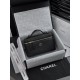 Replica perfetta Borsa Chanel Vanity AP5346 nera con manico superiore a catena imitazione perfetta Borsa Chanel Vanity AP5346 nera con manico superiore a catena