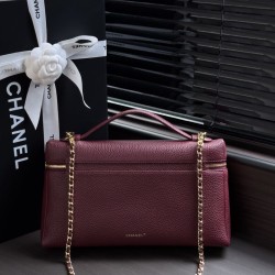 Replica perfetta Borsa Chanel Vanity Case Trapeze morbida AS6473 bordeaux/rosa Replica perfetta Borsa Chanel Vanity Case Trapeze morbida AS6473 bordeaux/rosa