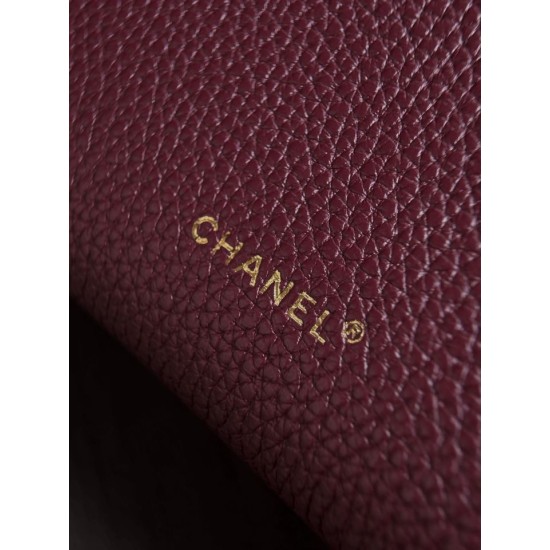 Replica perfetta Borsa Chanel Vanity Case Trapeze morbida AS6473 bordeaux/rosa Replica perfetta Borsa Chanel Vanity Case Trapeze morbida AS6473 bordeaux/rosa