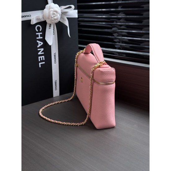 Replica perfetta Borsa Chanel Vanity Case Trapeze morbida AS6473 bordeaux/rosa Replica perfetta Borsa Chanel Vanity Case Trapeze morbida AS6473 bordeaux/rosa