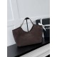 Replica Borsa shopping Chanel Neo Cabas AS6475 suede trapuntato grigio/caffè Replica Borsa shopping Chanel Neo Cabas AS6475 suede trapuntato grigio/caffè
