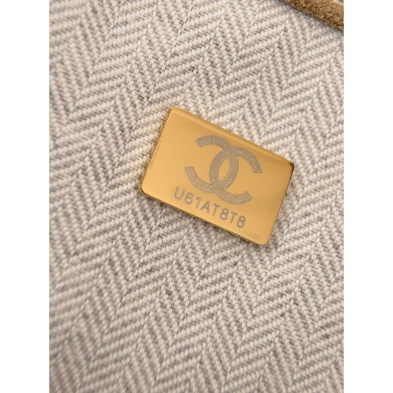 Replica Borsa shopping Chanel Neo Cabas AS6475 suede trapuntato grigio/caffè Replica Borsa shopping Chanel Neo Cabas AS6475 suede trapuntato grigio/caffè